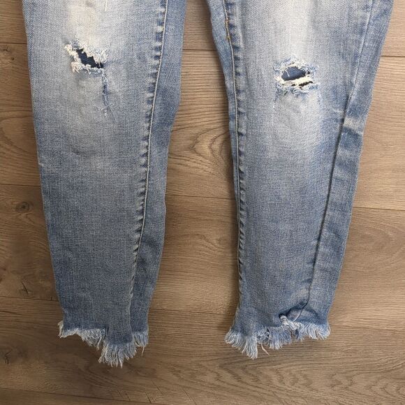 KanCan Stretch Distressed Skinny Ankle Jeans Women's Size 7 - Picture 6 of 10